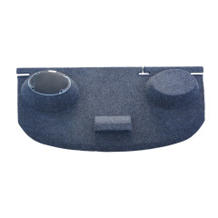 Полка Nissan Almera (производство АвтоB@3)(отв. под динамики 6х9 дюймов)