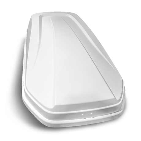 Бокс-багажник на крышу Аэродинамический White "ACTIVE S" ДВУСТОРОННЕЕ открывание купить недорого с доставкой в Воткинск